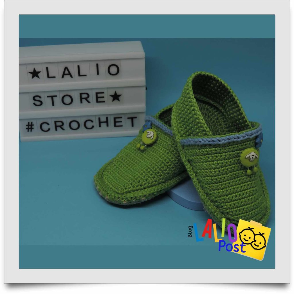 Alpargatas tejidas a crochet