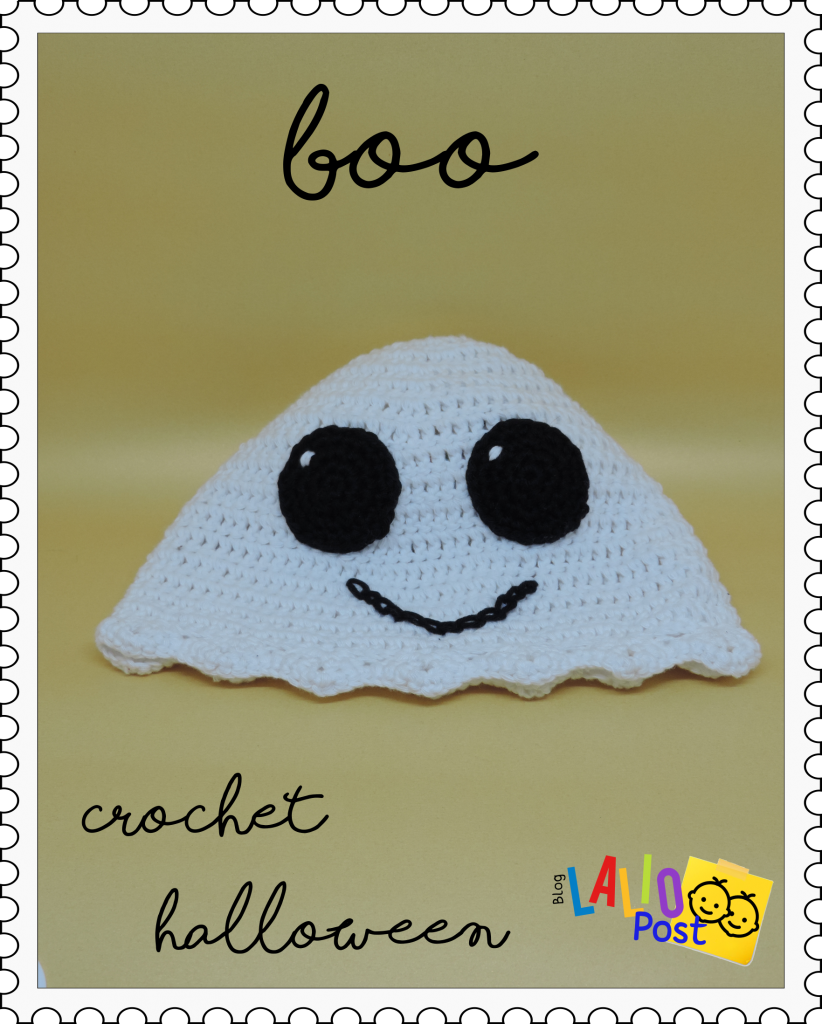 Gorro de fantasma tejido a crochet